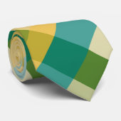 Citrus Twist Diagonal Play Stropdas (Opgerold)