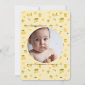 Citrus verjaardagsfoto Dank u Kaart (Achterkant)