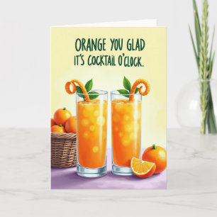 Citrus verjaardagskaart kaart