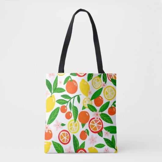 Citrus Viering Fruit Boodschappen Boeren Markt Tote Bag (Voorkant)