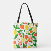 Citrus Viering Fruit Boodschappen Boeren Markt Tote Bag (Achterkant)
