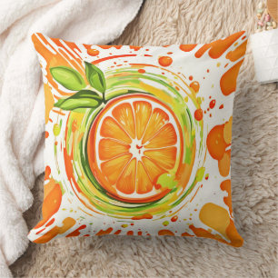 Citrus Vlaag van Geluk Kussen