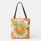 Citrus Vlaag van Geluk Tote Bag (Achterkant)