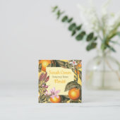 Citrus voor/achter vierkante visitekaartje (Staand voorkant)