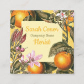 Citrus voor/achter vierkante visitekaartje (Voorkant)