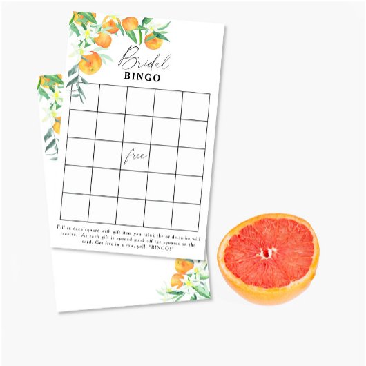 Citrus - Vrijgezellenfeest bingo