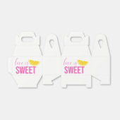 Citrus Vrijgezellenfeest Citroen roze bruiloft zom Bedankdoosjes (Uitgevouwen)