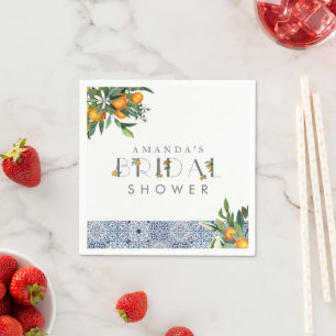 Citrus Vrijgezellenfeest Custom Napkins Servet