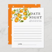 Citrus Vrijgezellenfeest Datum acht ideeën (Voorkant / Achterkant)