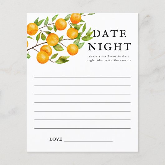 Citrus Vrijgezellenfeest Datum acht ideeën (Voorkant)
