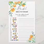 Citrus - vrijgezellenfeest emoji pictionary game (Voorkant)