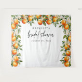 Citrus Vrijgezellenfeest Foto Achtergrond Sinaasap Wandkleed (Voorkant (horizontaal))