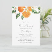 Citrus Vrijgezellenfeest Foto Kaart (Staand voorkant)