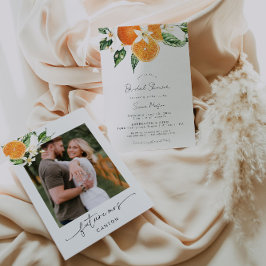 Citrus Vrijgezellenfeest Foto Kaart