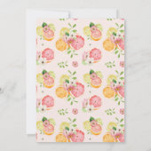 Citrus Vrijgezellenfeest Kaart (Achterkant)