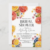 Citrus Vrijgezellenfeest Kaart (Voorkant)