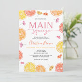 Citrus Vrijgezellenfeest Kaart (Staand voorkant)