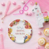 Citrus Vrijgezellenfeest Papieren Bordje (Feest)