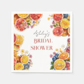 Citrus Vrijgezellenfeest Servet (Voorkant)
