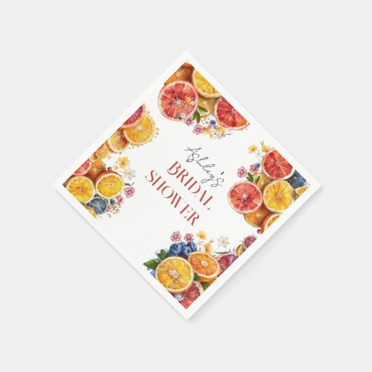 Citrus Vrijgezellenfeest Servet (Hoek)