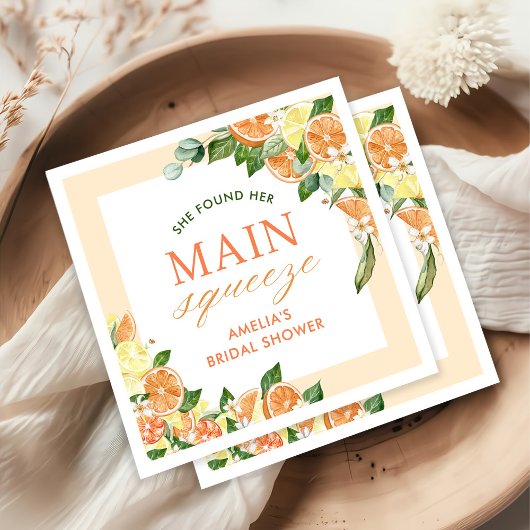 Citrus Vrijgezellenfeest Servet