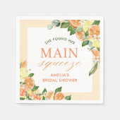 Citrus Vrijgezellenfeest Servet (Voorkant)