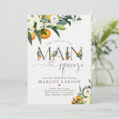 Citrus Vrijgezellenfeest Ze vond haar hoofdpleiste Kaart (Staand voorkant)