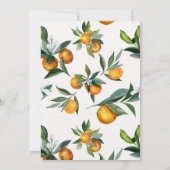 Citrus Vrijgezellenfeest Ze vond haar hoofdpleiste Kaart (Achterkant)