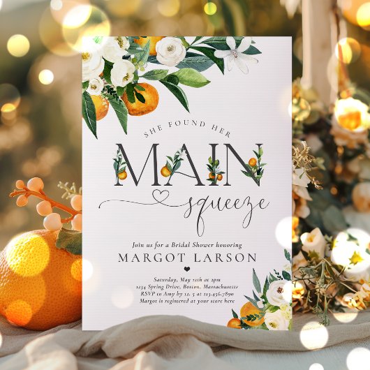 Citrus Vrijgezellenfeest Ze vond haar hoofdpleiste Kaart