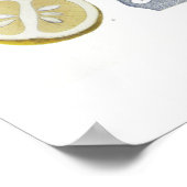 Citrus vulgaris (Sinaasappel) Poster (Hoek)