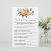 Citrus - Wat zei de bruidegom tegen het bruidsspel (Staand voorkant)