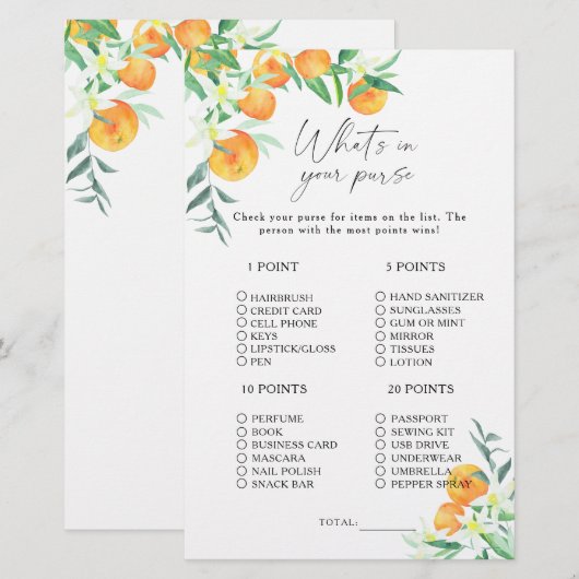 Citrus - Wat zit er in je paardenspel? (Voorkant / Achterkant)