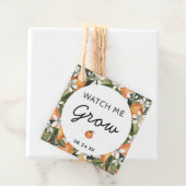 Citrus Watch Me Grow Vetplanten Favorieten Bedankt Bedankjes Labels (In situ)