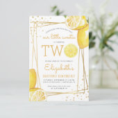 Citrus Waterverf 2e verjaardag Kaart (Staand voorkant)