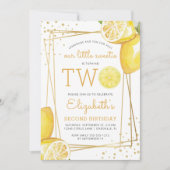 Citrus Waterverf 2e verjaardag Kaart (Voorkant)