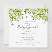 Citrus Waterverf Baby Sprinkle Kaart (Voorkant)