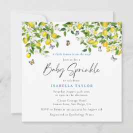 Citrus Waterverf Baby Sprinkle Kaart