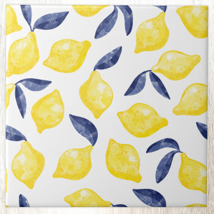 Citrus Waterverf Mediterraan Tegeltje