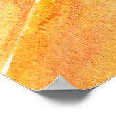 Citrus Waterverf schilderen, Limoen, Lemon, Sinaas Poster (Hoek)