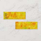 Citrus Waterverf Visitekaartje (Voorkant / Achterkant)