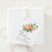 Citrus - Weddenschap Hartelijk dank Bedankjes Labels (In situ)