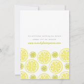 Citrus Wedding Uitnodiging (Achterkant)