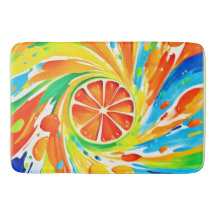 Citrus wervelende Splash Design