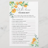 Citrus - Wie kent het beste bruidsspel (Voorkant)