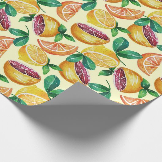 Citrus Wrapping Paper Cadeaupapier (Hoek)