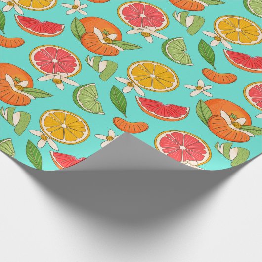 Citrus Wrapping Paper Cadeaupapier (Hoek)