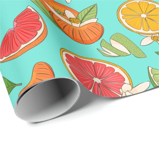Citrus Wrapping Paper Cadeaupapier (Rol Hoek)