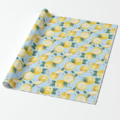 Citrus Wrapping Paper Cadeaupapier (Uitgerold)
