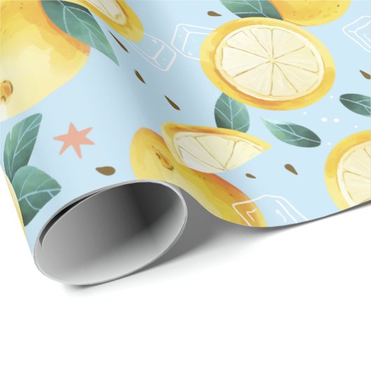 Citrus Wrapping Paper Cadeaupapier (Rol Hoek)