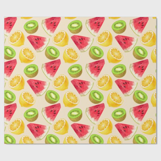 Citrus Wrapping Paper Cadeaupapier (Vlak)